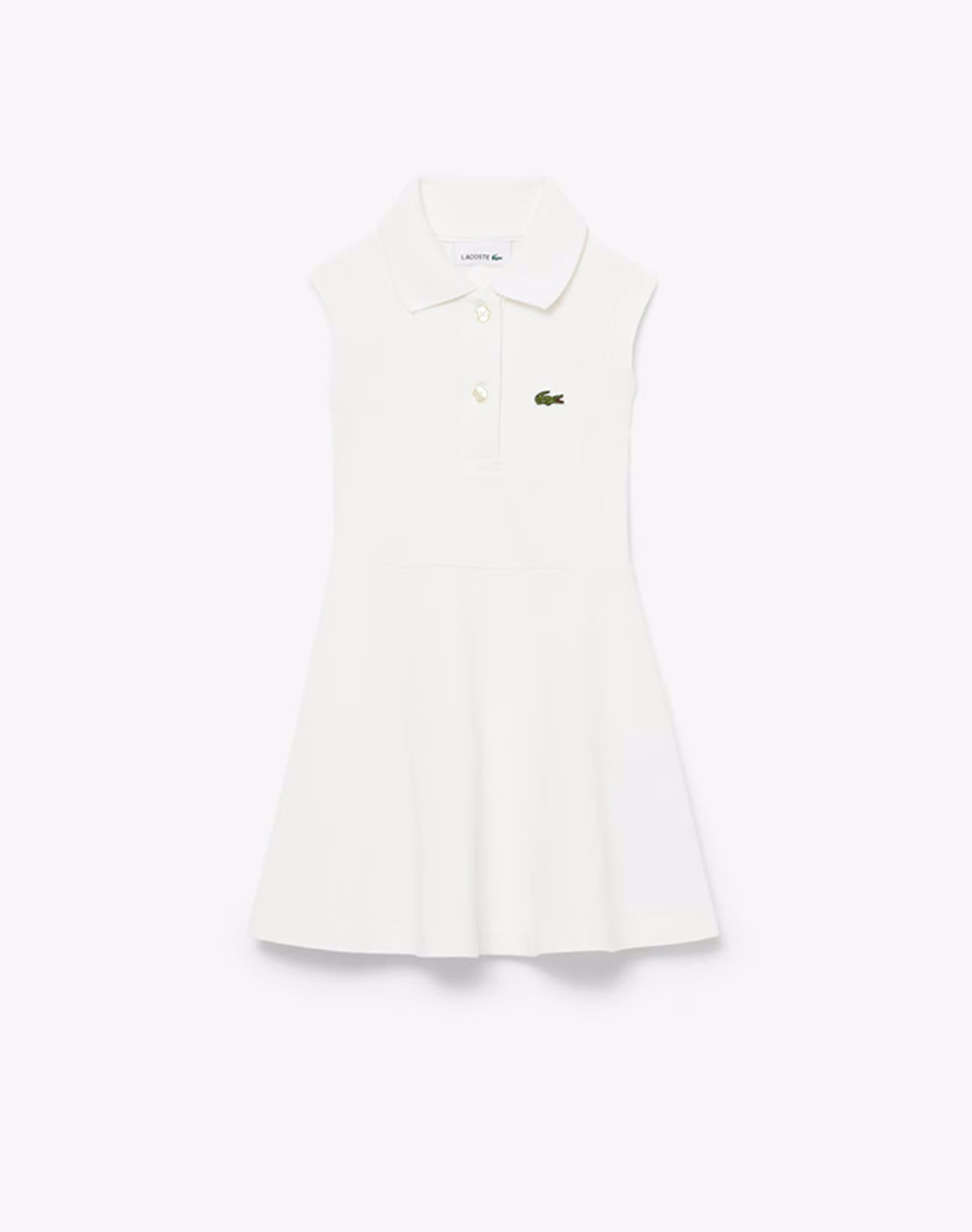 Lacoste Φορεμα Παιδι Κοριτσι Ρουχα Φορεματα White Βαμβακιμε Ελασταν 3Ej6636 001 Για Κορίτσι