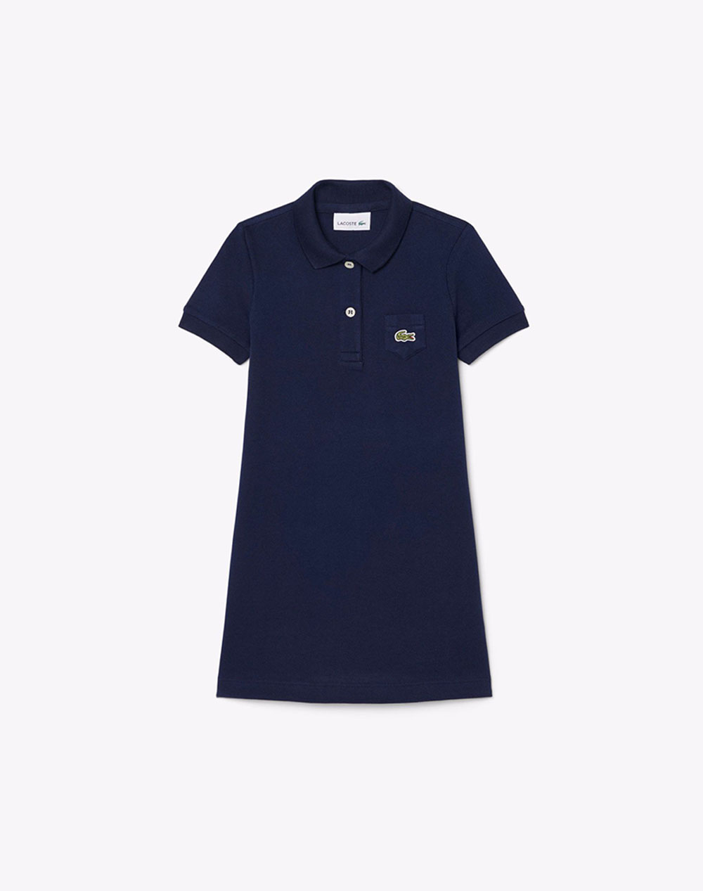Lacoste Φορεμα Dress Παιδι Κοριτσι Ρουχα Φορεματα Navyblue Βαμβακι 3Ej1278 166 Για Κορίτσι