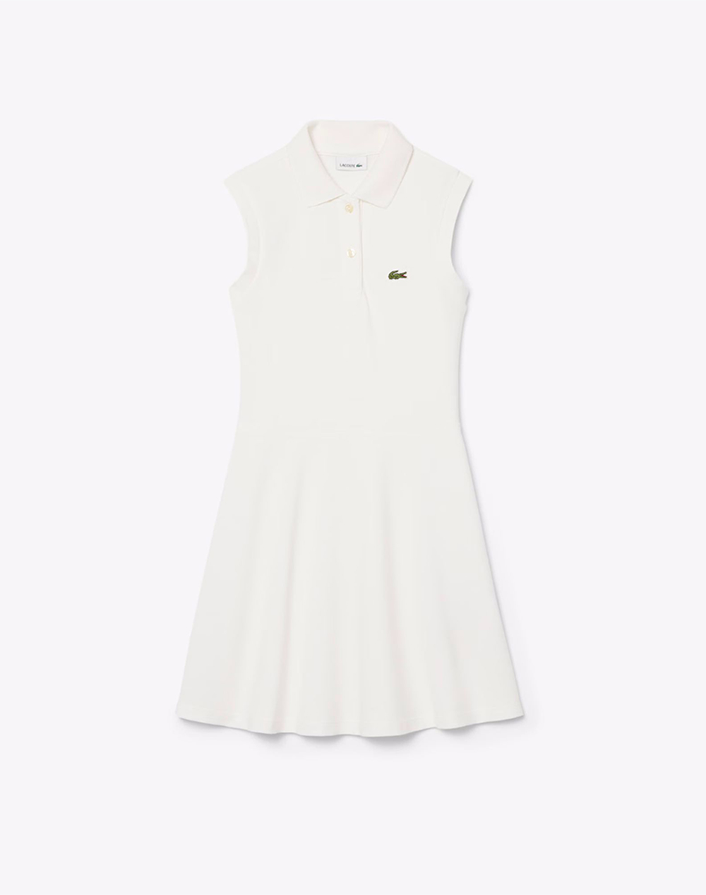 Lacoste Φορεμα Παιδι Κοριτσι Ρουχα Φορεματα White Βαμβακιμε Ελασταν 3Ej6623 001 Για Κορίτσι