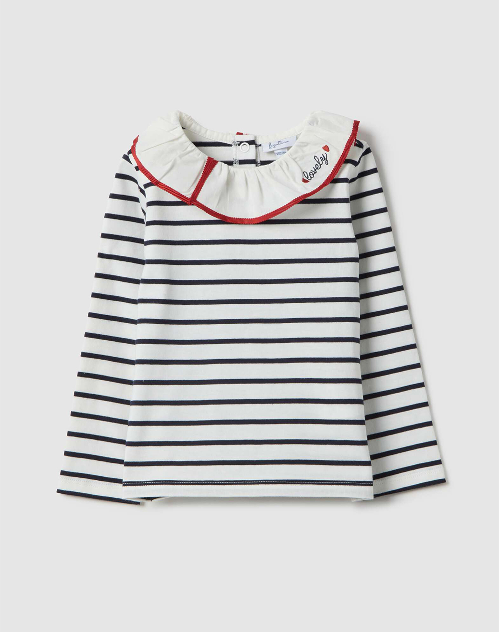 Ovs T Shirt L/S Y/D Striped Παιδι Κοριτσι Ρουχα Βρεφικα Multi Βαμβακι 2553238 White Για Κορίτσι
