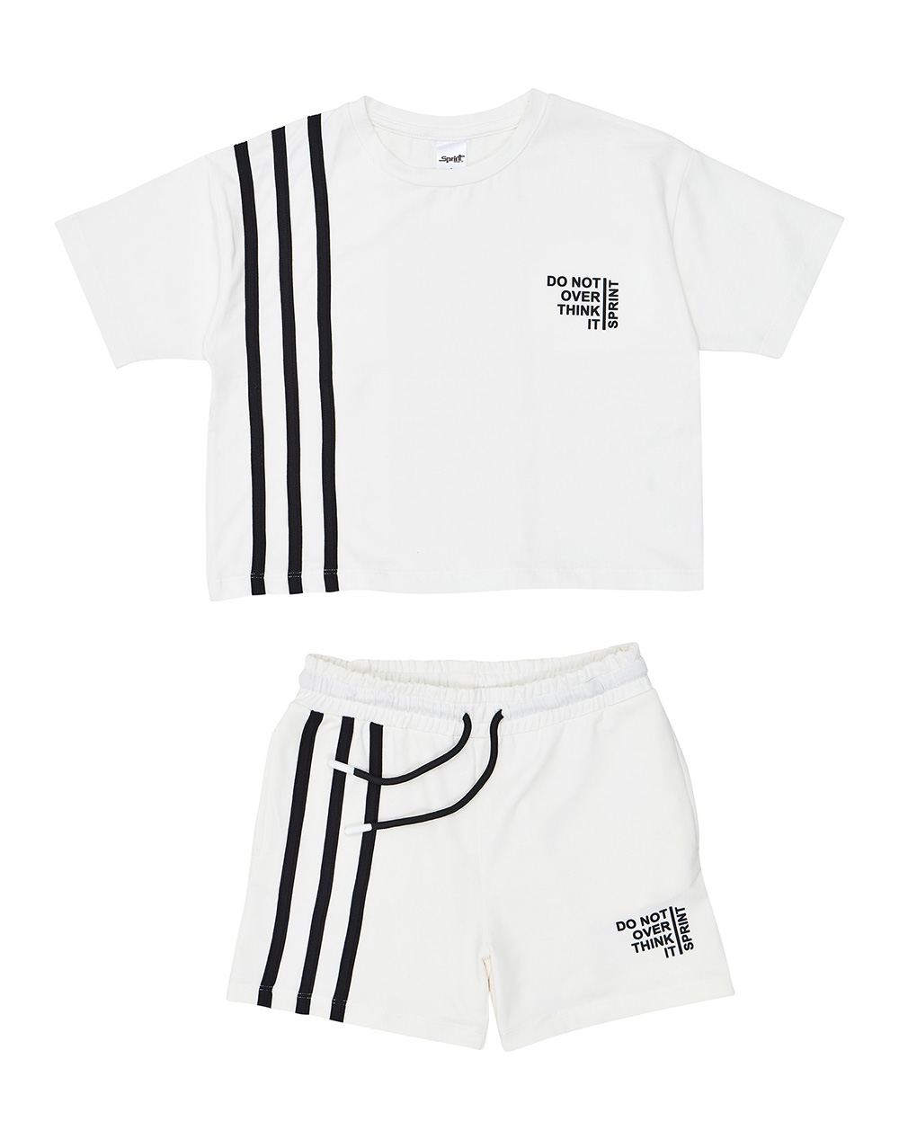 Sprint Set Junior Girl Παιδι Κοριτσι Αθλητικα Σετ Offwhite Βαμβακιυφασμα 261 4009 133 Για Κορίτσι