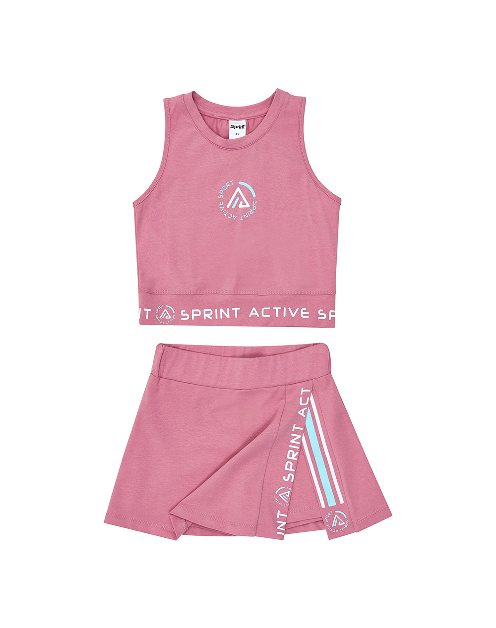 Sprint Set Junior Girl Παιδι Κοριτσι Αθλητικα Σετ Darkpink Βαμβακιμε Ελασταν 261 4012 406 Για Κορίτσι