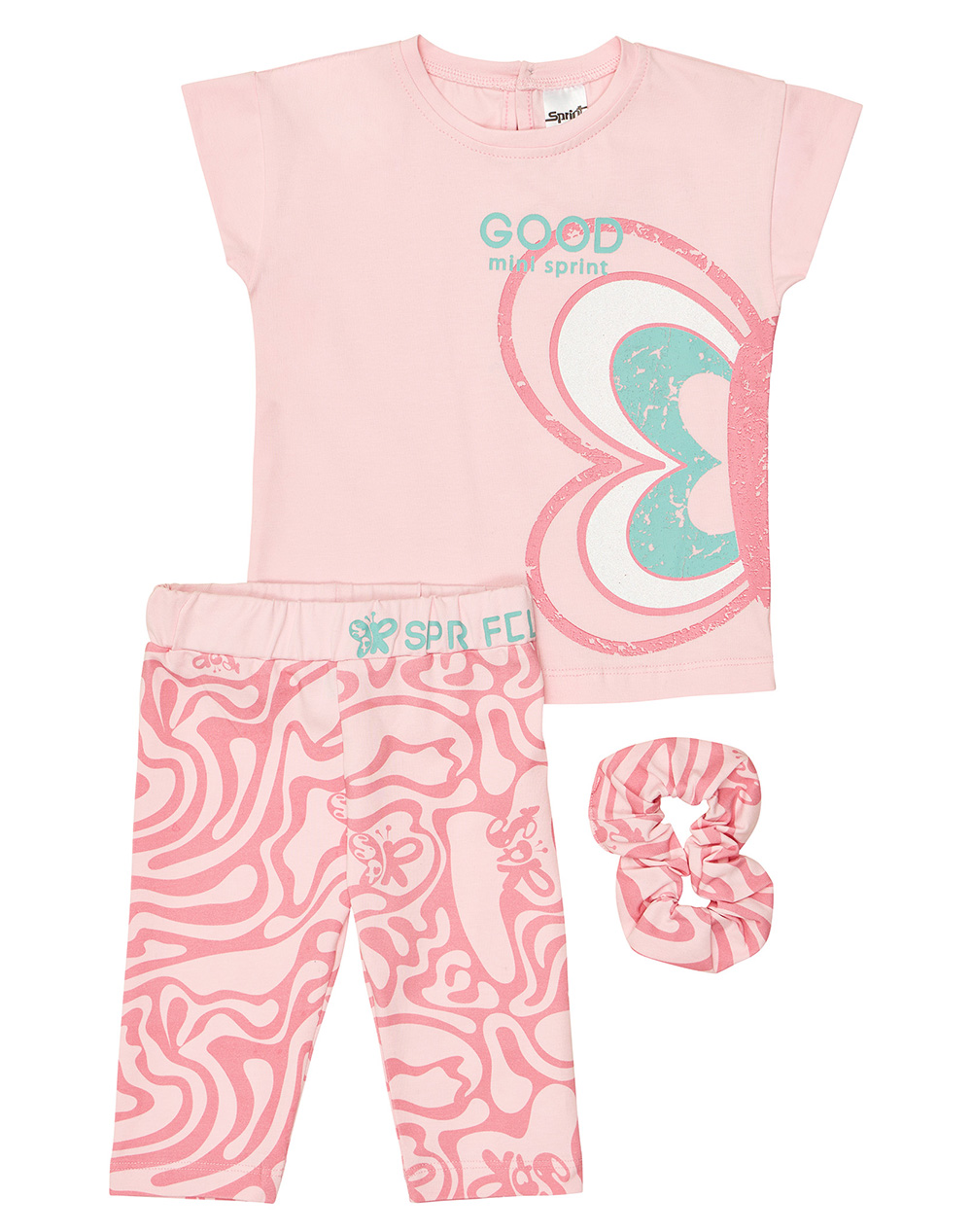 Sprint Set Baby Girl Παιδι Κοριτσι Ρουχα Σετ Lightpink Βαμβακιμε Ελασταν 261 2029 803 Για Κορίτσι