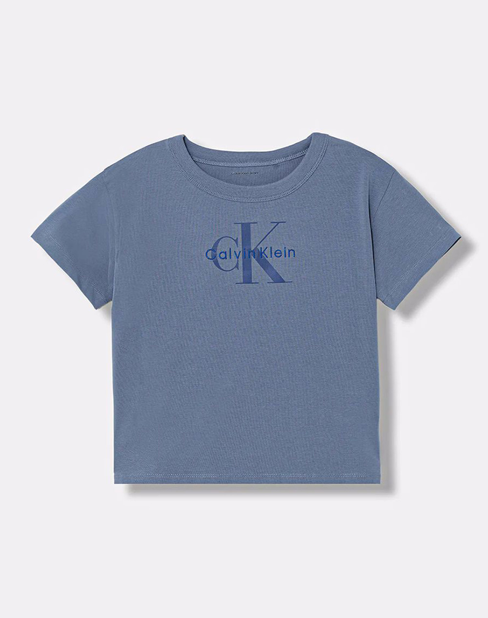 Calvin Klein Light Monologo S/S T Shirt Παιδι Αγορι Ρουχα Μπλουζες Steelblue Βαμβακι,Με Ελασταν Ib0ib02610 8Y 16Y C4i - Koolfly