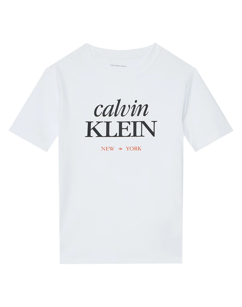 Calvin Klein Jeans Logo Ss T Shirt Παιδι Αγορι Ρουχα Μπλουζες White Βαμβακι Lvcksja07b 8Y 16Y Yaf - Koolfly