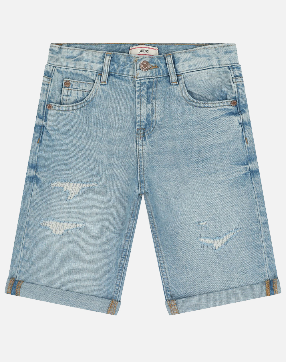 Guess Kids Denim Linen Shorts Σορτς Παιδικο Boy Παιδι Αγορι Ρουχα Σορτς | Βερμουδες Denimlightblue Λινοσυνθετικο L6Rd11D41E0 Mnln Γιά Αγόρι