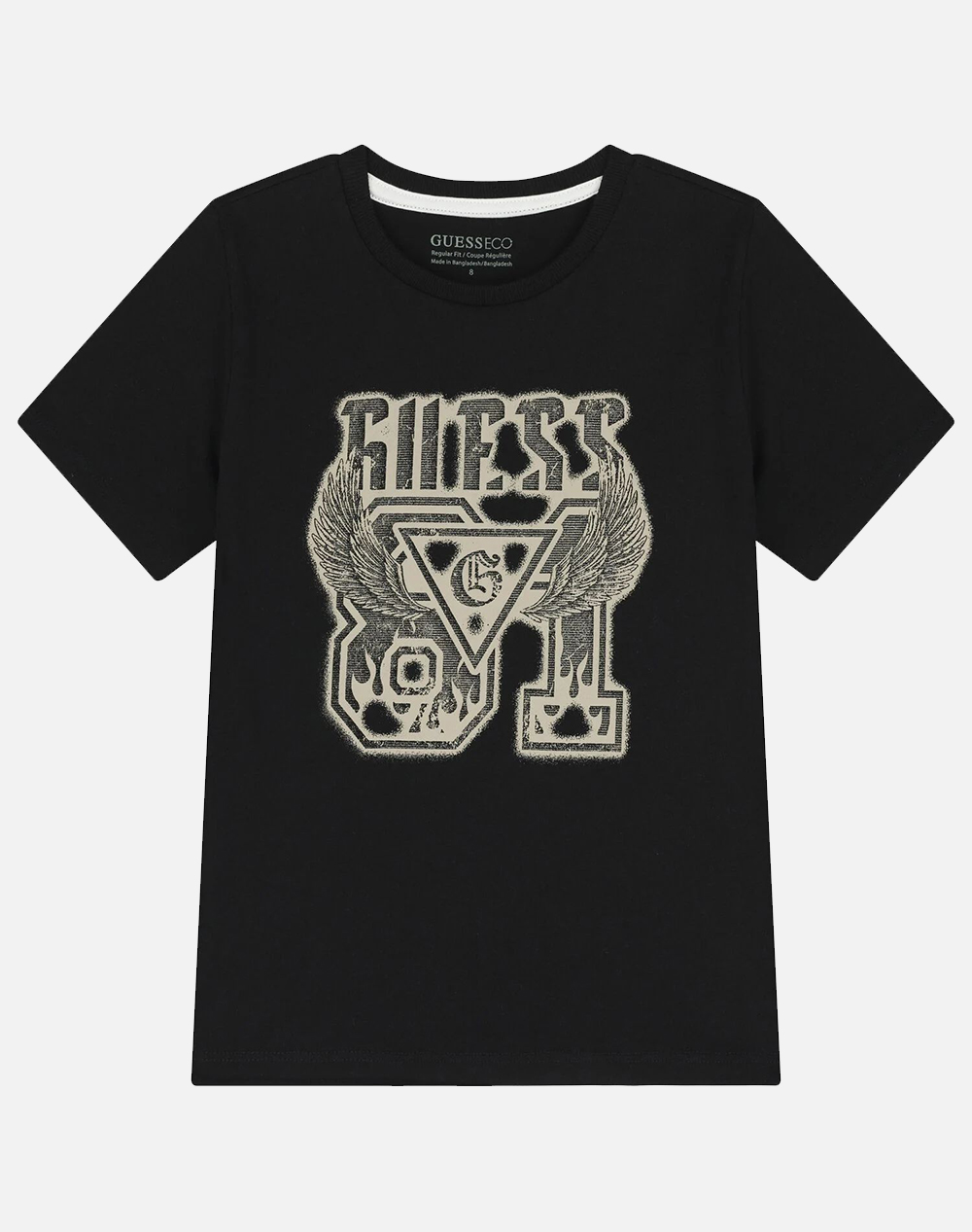 Guess Kids Ss T Shirt Μπλουζα Παιδικο Boy Ανδρας Ρουχα Μπλουζες T Shirt Black Βαμβακι L6Ri01K8Hm4 Jblk