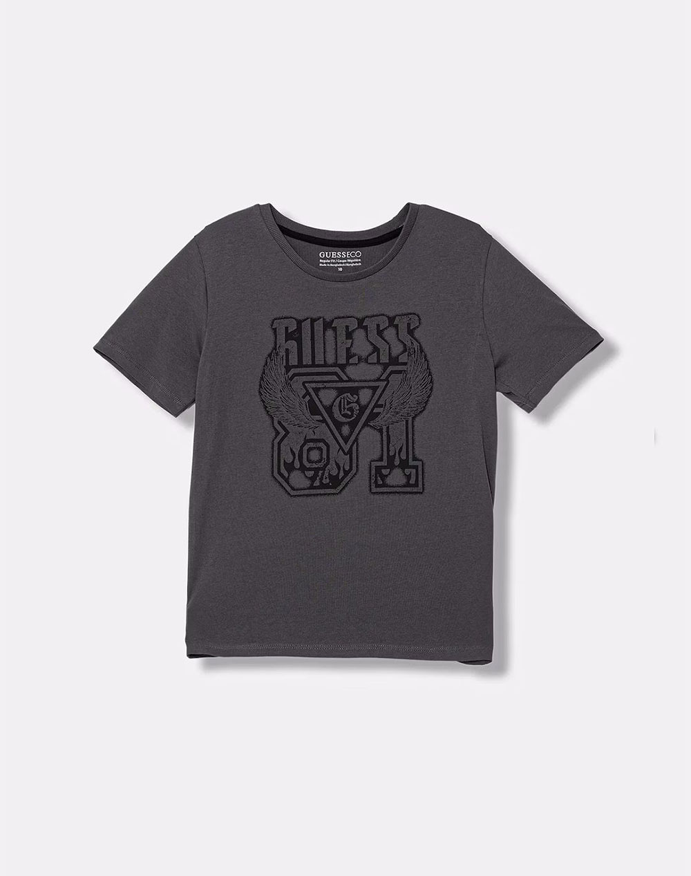 Guess Kids Ss T Shirt Μπλουζα Παιδικο Boy Ανδρας Ρουχα Μπλουζες T Shirt Darkgray Βαμβακι L6Ri01K8Hm4 G9I4