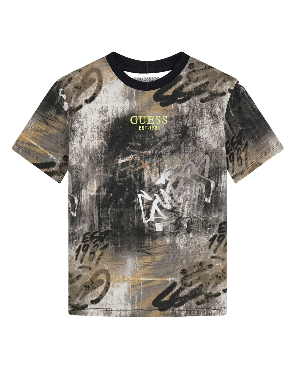 Guess Oversize Ss T Shirt Μπλουζα Παιδικο Boy Παιδι Αγορι Ρουχα Μπλουζες Multi Βαμβακι L6Ri04K8Hm4 P9Pz Γιά Αγόρι