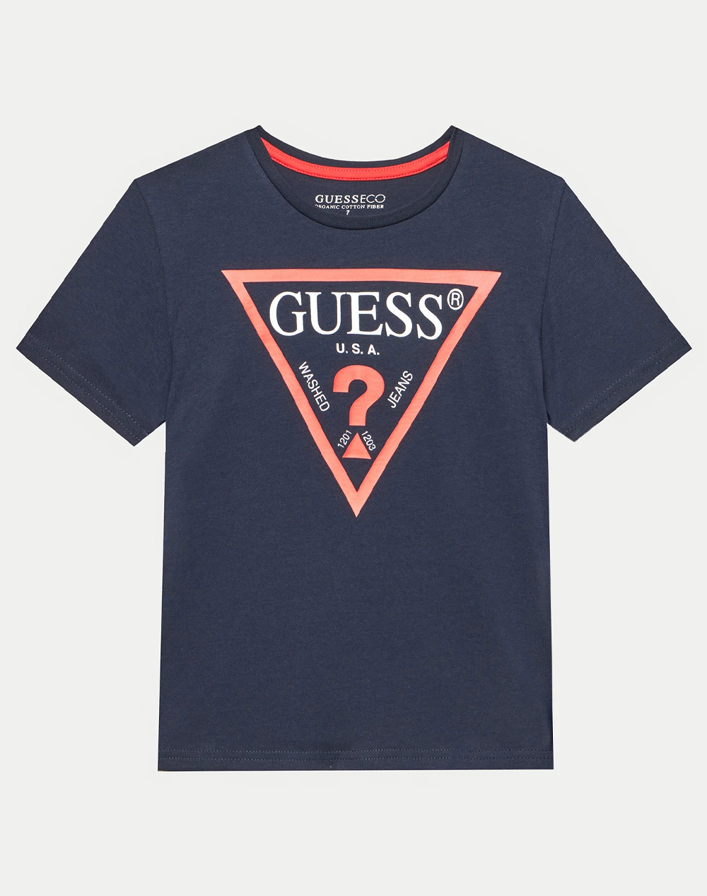 Guess Kids Ss T Shirt_Core Μπλουζα Παιδικο Boy Παιδι Αγορι Ρουχα Μπλουζες Darkblue Βαμβακι L73I55K8Hm0 G7V2 Γιά Αγόρι