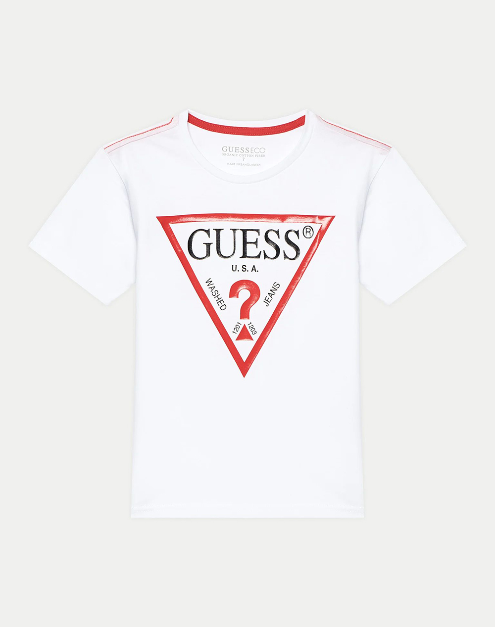 Guess Kids Ss T Shirt_Core Μπλουζα Παιδικο Boy Παιδι Αγορι Ρουχα Μπλουζες White Βαμβακι L73i55k8hm0 G011 - Koolfly
