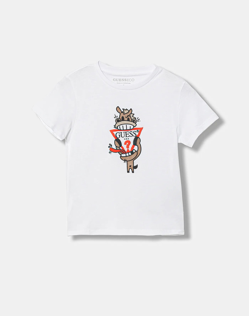 Guess Kids Ss T Shirt Μπλουζα Παιδικο Boy Παιδι Αγορι Ρουχα Μπλουζες White Βαμβακι N6Ri03K8Hm4 G011 Γιά Αγόρι