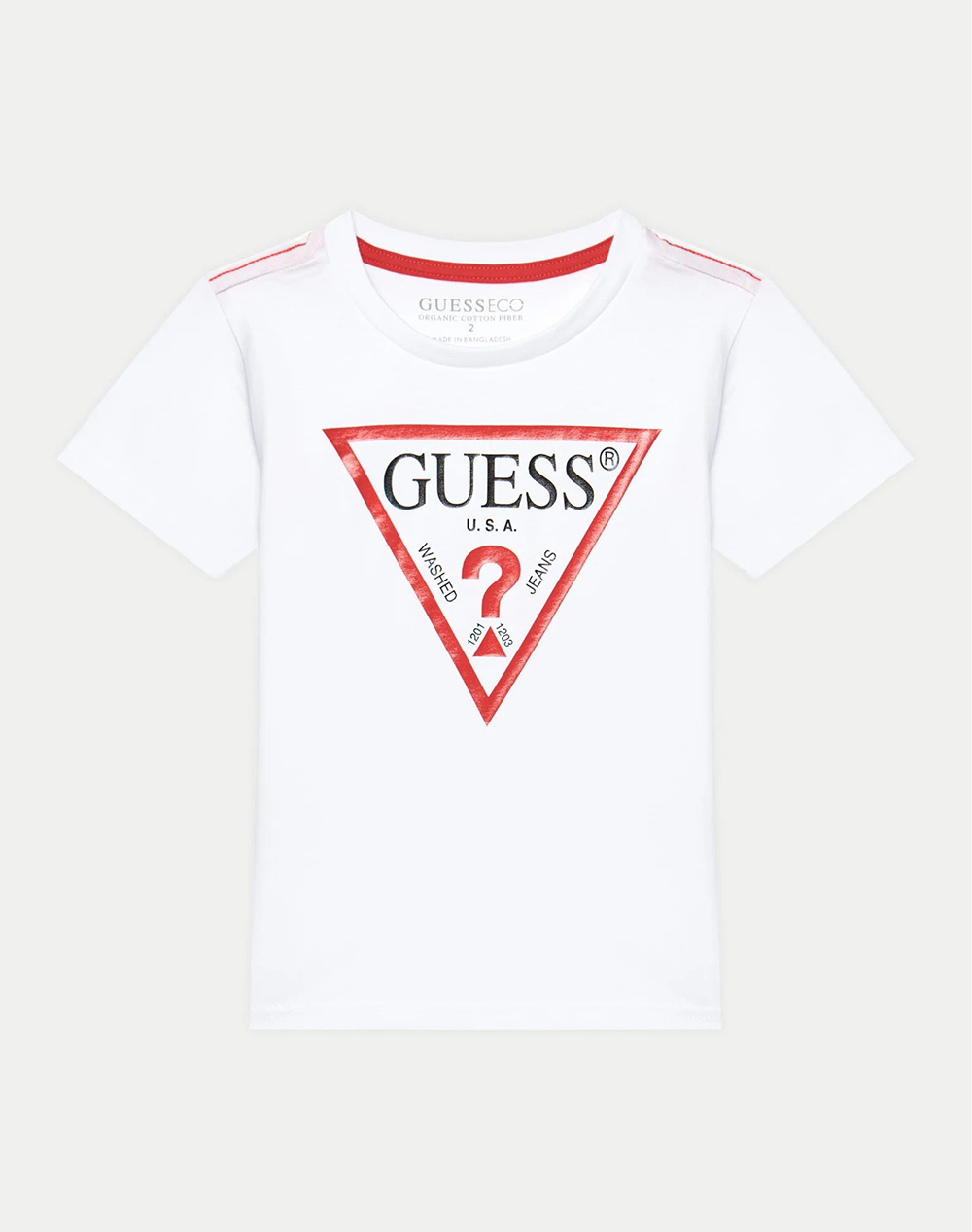 Guess Kids Ss T Shirt_Core Μπλουζα Παιδικο Boy Παιδι Αγορι Ρουχα Μπλουζες White Βαμβακι N73I55K8Hm0 G011 Γιά Αγόρι