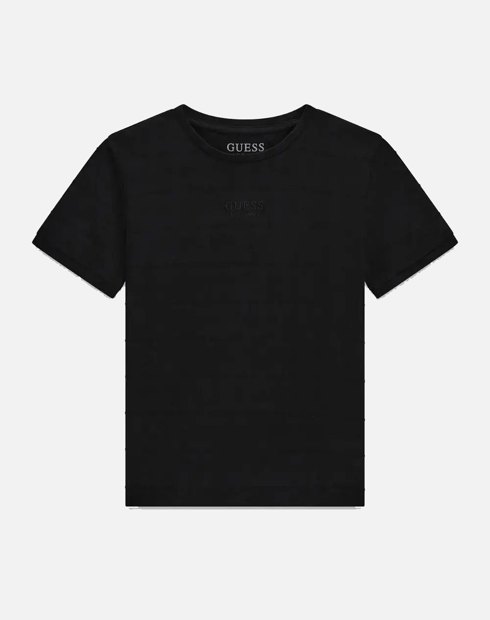 Guess Gmt Dye Jacq Jersey Ss T Shirt Μπλουζα Παιδικο Boy Παιδι Αγορι Ρουχα Μπλουζες Totalblack Βαμβακι L6Ri29Kcm20 Jblk Γιά Αγόρι