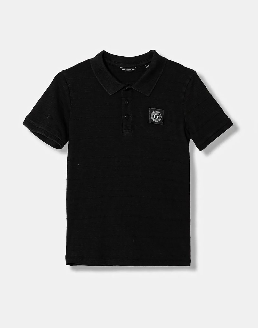Guess Kids Gmt Dye Ss Polo Μπλουζα Παιδικο Boy Παιδι Αγορι Ρουχα Μπλουζες Black Βαμβακι L6Rp07Kcm20 Jblk Γιά Αγόρι