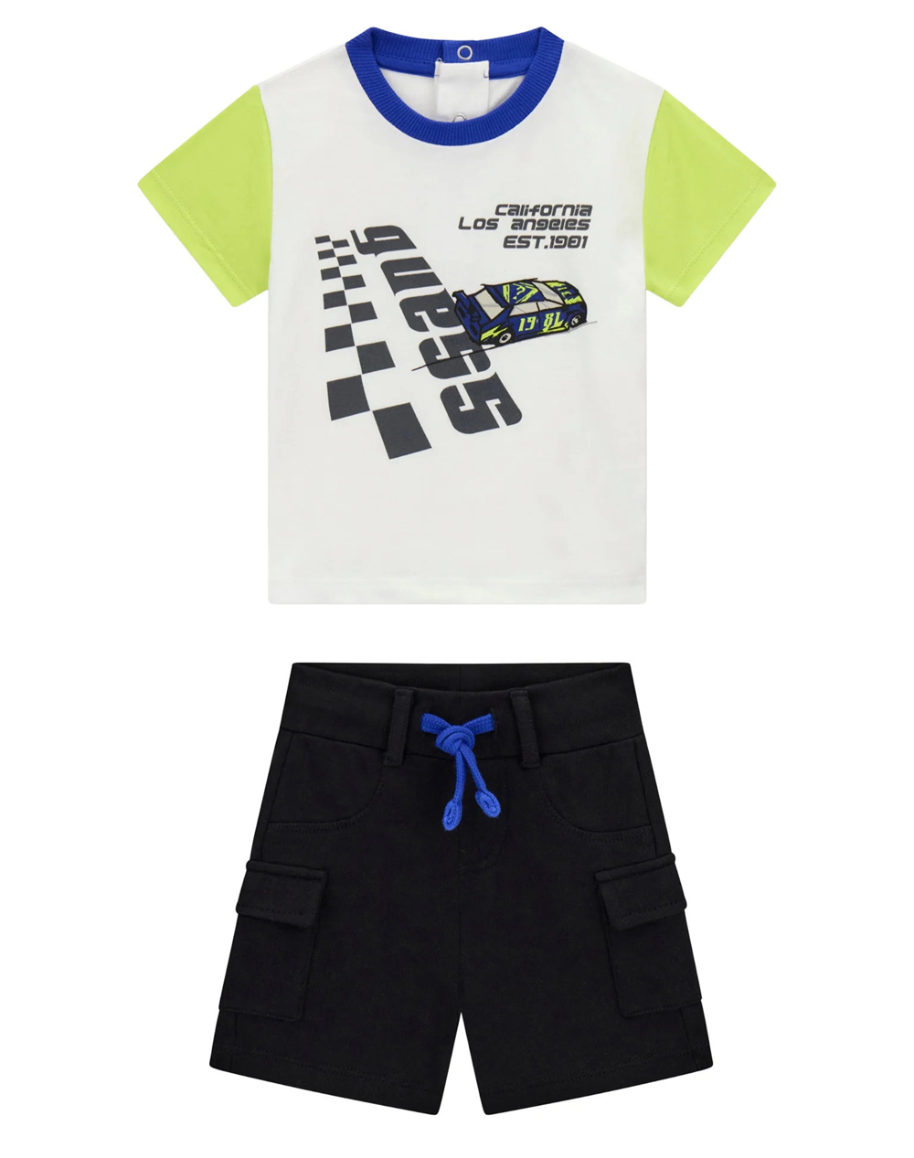 Guess Set Ss T Shirt+Active Shorts Σετ Παιδικο Boy Παιδι Αγορι Ρουχα Σετ Mixed Βαμβακι I6Rg01K8Hm4 G011 Γιά Αγόρι