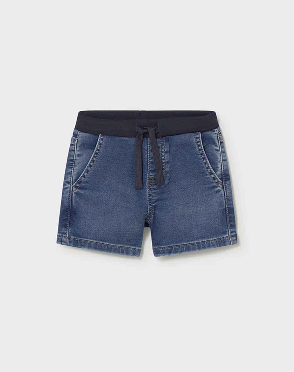 Mayoral Βερμουδα Soft Denim Jogger Παιδι Αγορι Ρουχα Σορτς | Βερμουδες Denimblue Βαμβακιμε Ελαστανσυνθετικο 01221 058 Γιά Αγόρι