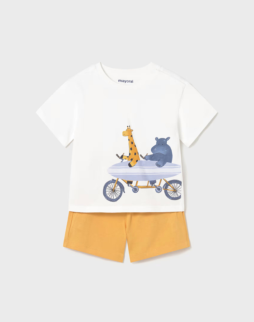 Mayoral Σετ Μακο Friends Παιδι Αγορι Ρουχα Σετ Orange Βαμβακι 01670 044 Γιά Αγόρι