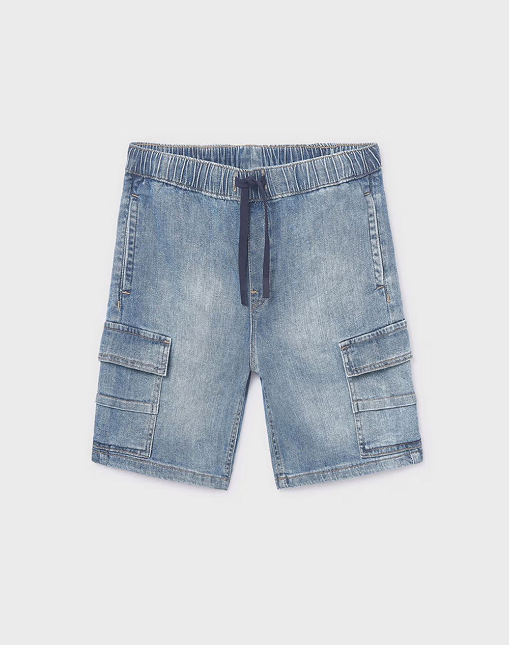Mayoral Βερμουδα Denim Cargo Παιδι Αγορι Ρουχα Σορτς | Βερμουδες Denimblue Βαμβακι,Με Ελασταν 06218 032 - Koolfly
