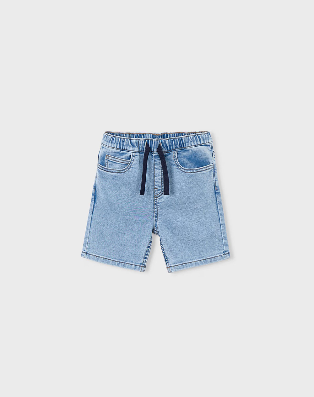 Mayoral Βερμουδα Soft Denim Jogger Παιδι Αγορι Ρουχα Σορτς | Βερμουδες Denimblue Βαμβακιμε Ελαστανσυνθετικο 03210 076 Γιά Αγόρι