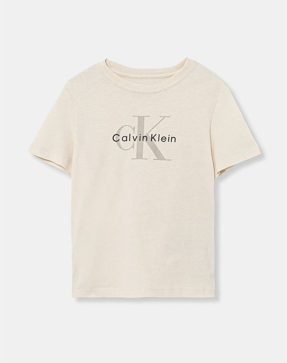 Calvin Klein Jeans Ck Monogram Ss T Shirt Παιδι Αγορι Ρουχα Μπλουζες Cream Βαμβακι Iu0iu00715 8Y 16Y Pgb - Koolfly