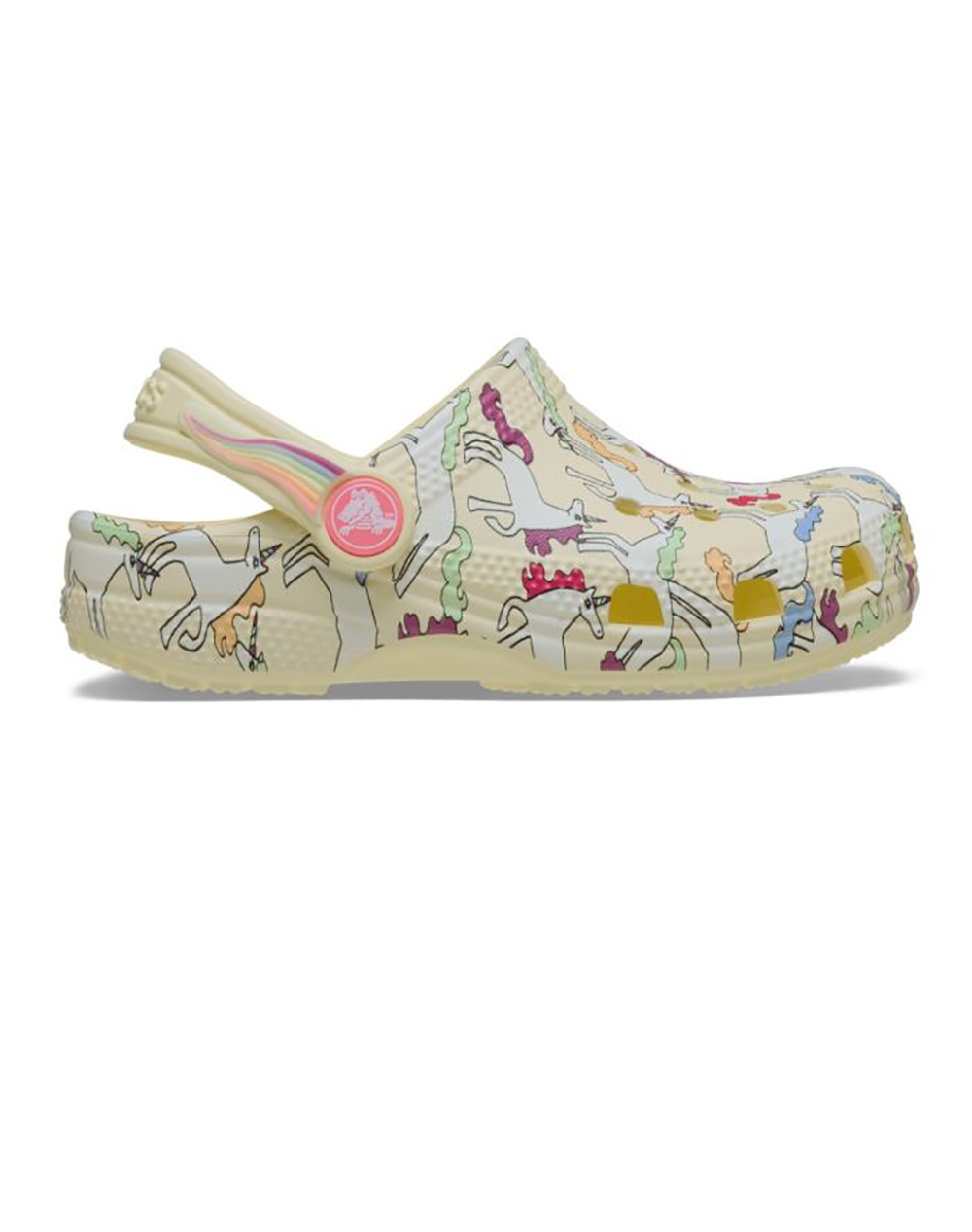 Crocs Classic Unicorn Graphic Clog T Παιδι Κοριτσι Παπουτσια Σαγιοναρες Lightyellow Συνθετικο 212515 7Cj Για Κορίτσι