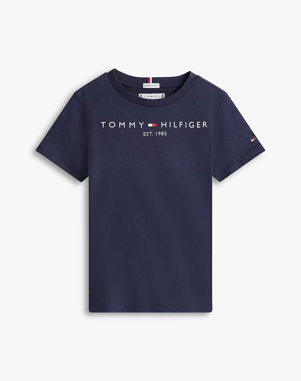 Tommy Hilfiger Essential Tee S/S Παιδι Αγορι Ρουχα Μπλουζες Darkblue Βαμβακι Ks0Ks00210 8Y 16Y C87 Γιά Αγόρι