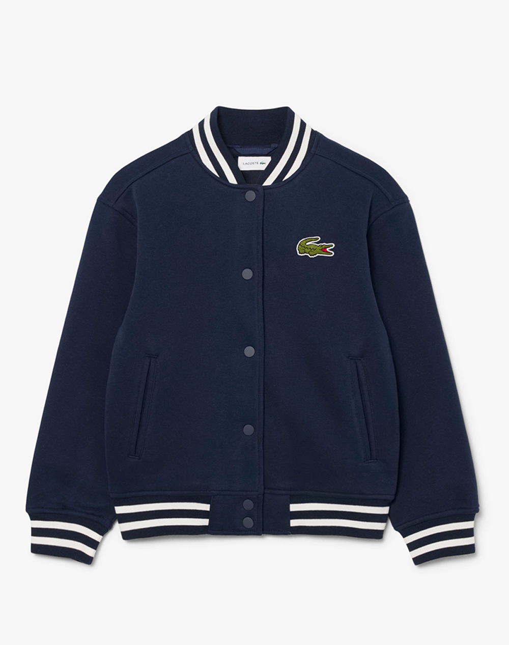 Lacoste Μπουφαν Παιδι Κοριτσι Ρουχα Μπουφαν Navyblue Βαμβακισυνθετικο 3Bj5982 166 Για Κορίτσι