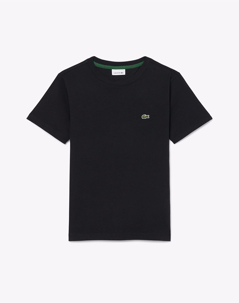 Lacoste Μπλουζα Κμ Παιδι Αγορι Ρουχα Μπλουζες Black Βαμβακι 3Tj0826 031 Γιά Αγόρι