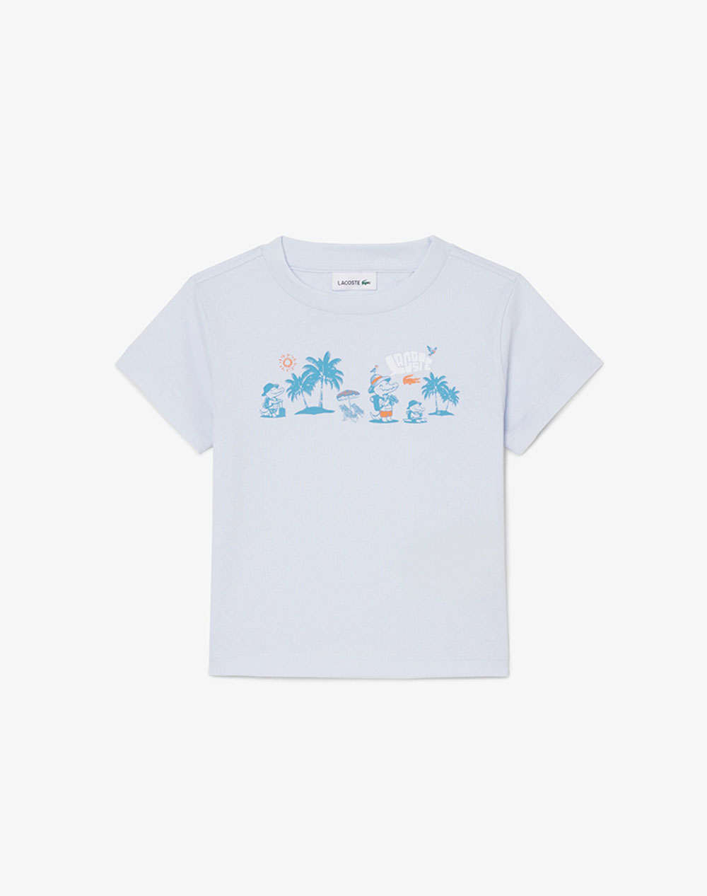 Lacoste Μπλουζα Κμ Παιδι Αγορι Ρουχα Μπλουζες Lightblue Βαμβακι 3Tj6926 J2G Γιά Αγόρι