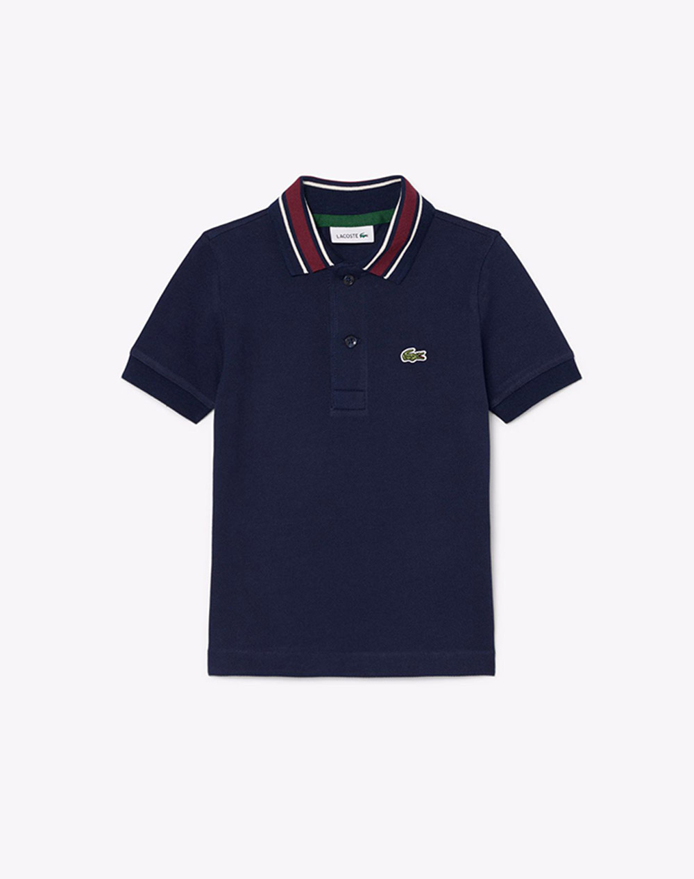 Lacoste Μπλουζα Πολο Κμ Polo Ss Παιδι Αγορι Ρουχα Μπλουζες Navyblue Βαμβακι 3Pj1055 166 - Koolfly