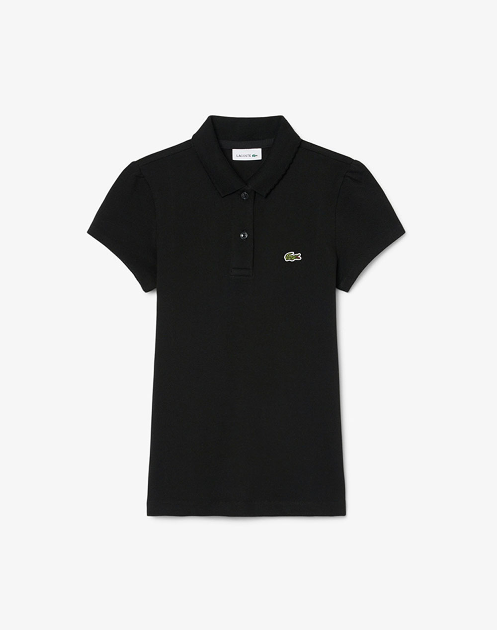 Lacoste Μπλουζα Πολο Κμ Polo Ss Παιδι Κοριτσι Ρουχα Μπλουζες Black Βαμβακι 3Pj0953 031 Για Κορίτσι