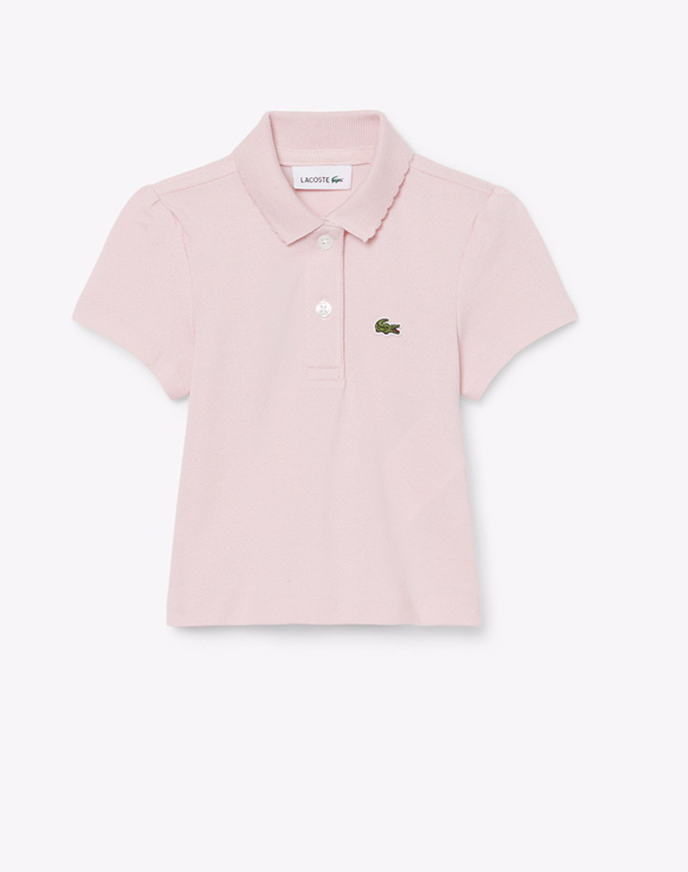 Lacoste Μπλουζα Πολο Κμ Polo Ss Παιδι Κοριτσι Ρουχα Μπλουζες Lightpink Βαμβακι 3Pj0953 Ady Για Κορίτσι