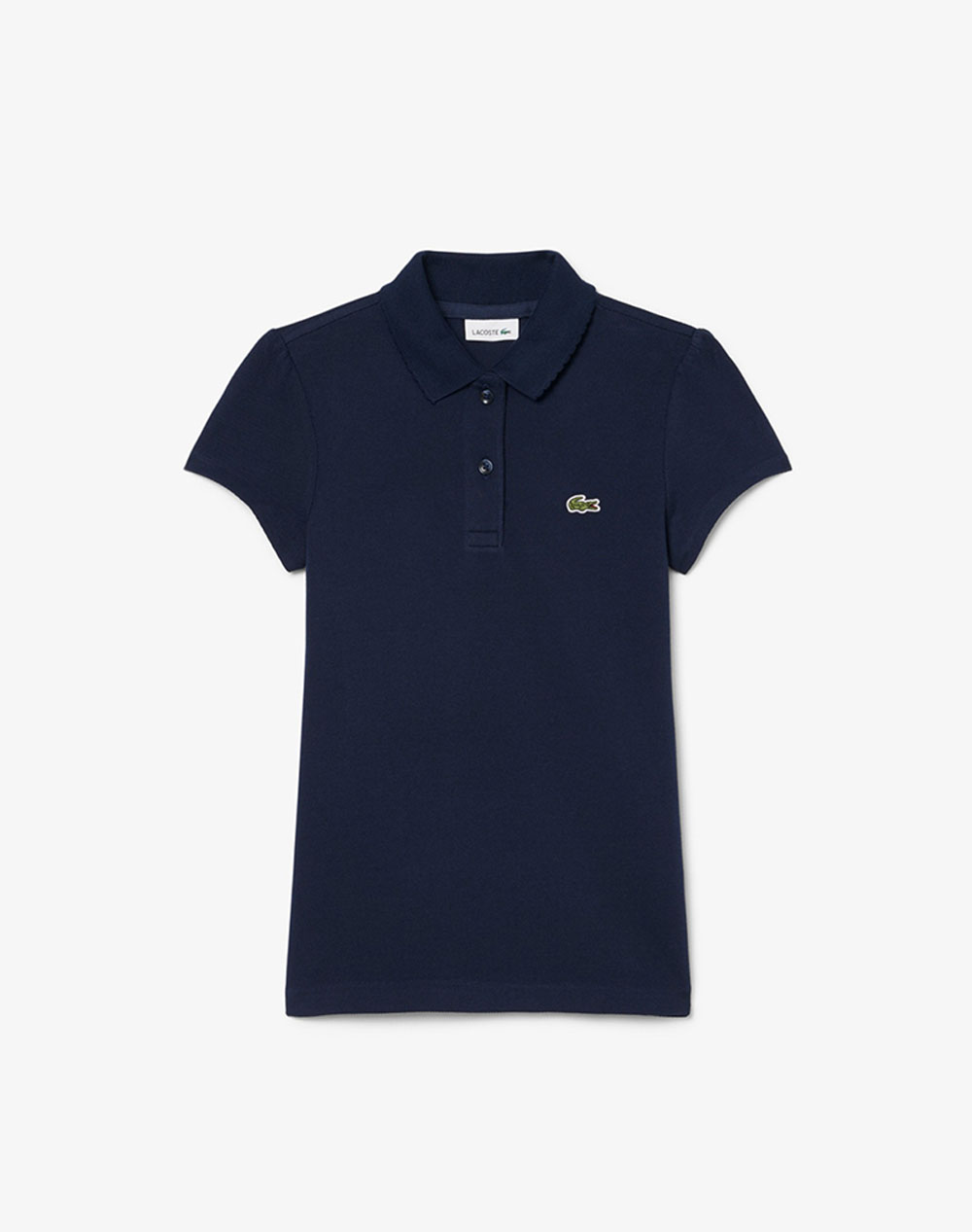 Lacoste Μπλουζα Πολο Κμ Παιδι Κοριτσι Ρουχα Μπλουζες Navyblue Βαμβακι 3Pj0953 166 Για Κορίτσι