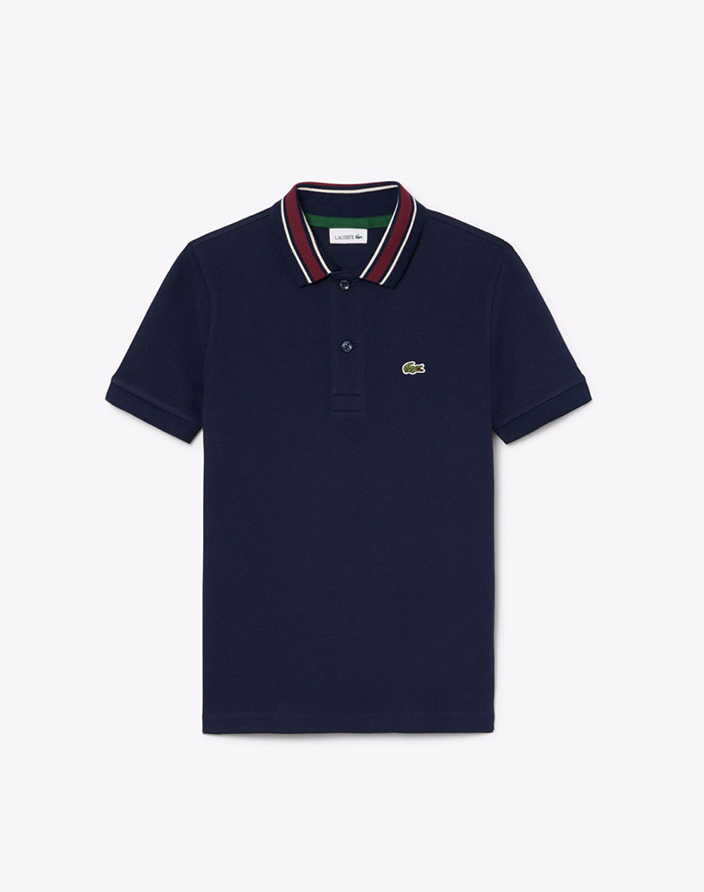 Lacoste Μπλουζα Πολο Κμ Παιδι Αγορι Ρουχα Μπλουζες Navyblue Βαμβακι 3Pj1051 166 Γιά Αγόρι