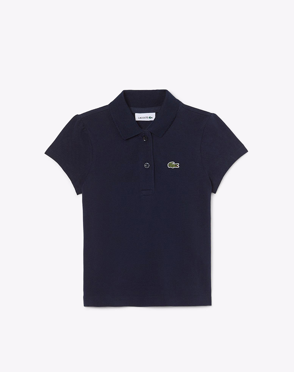 Lacoste Μπλουζα Πολο Κμ Polo Ss Παιδι Κοριτσι Ρουχα Μπλουζες Navyblue Βαμβακι 3Pj0968 166 Για Κορίτσι