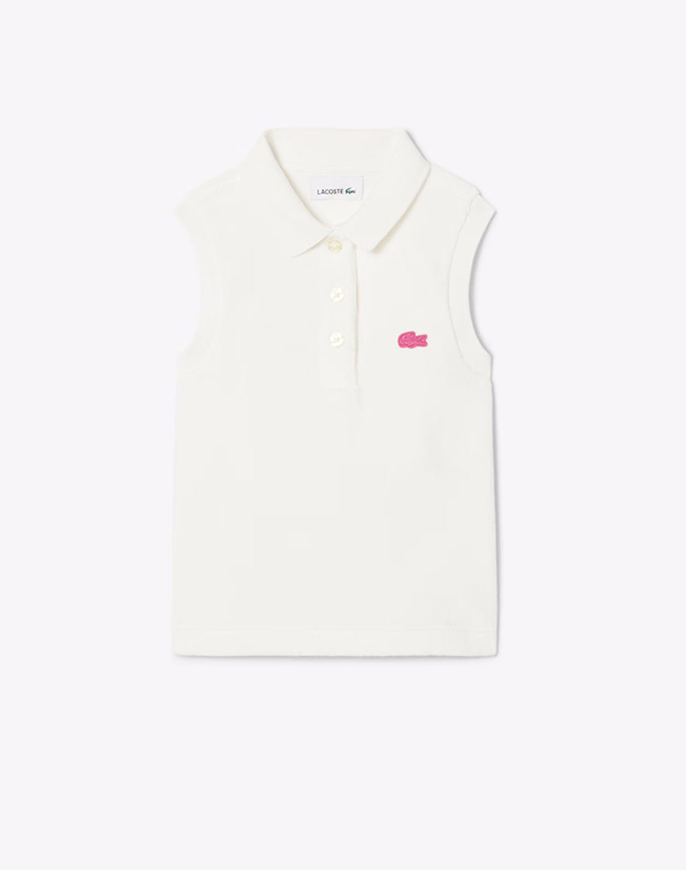 Lacoste Μπλουζα Πολο Χμ Polo Ns Παιδι Κοριτσι Ρουχα Μπλουζες Offwhite Βαμβακισυνθετικο 3Dj7303 70V Για Κορίτσι