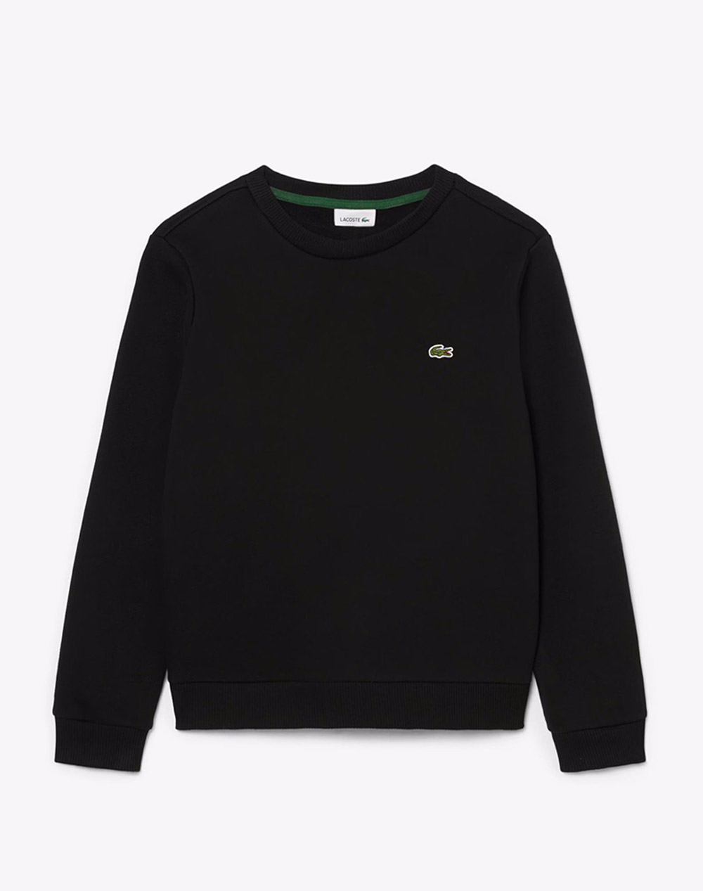 Lacoste Μπλουζα Φουτερ Μμ Core Fleece Crew Παιδι Αγορι Ρουχα Μπλουζες Black Βαμβακι,Συνθετικο 3Sj2898 031 - Koolfly