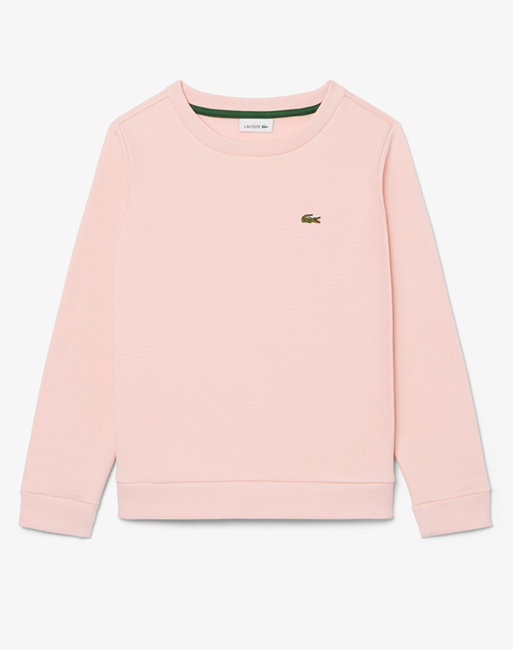 Lacoste Μπλουζα Φουτερ Μμ Core Fleece Crew Παιδι Αγορι Ρουχα Μπλουζες Lightpink Βαμβακισυνθετικο 3Sj2898 Ady Γιά Αγόρι