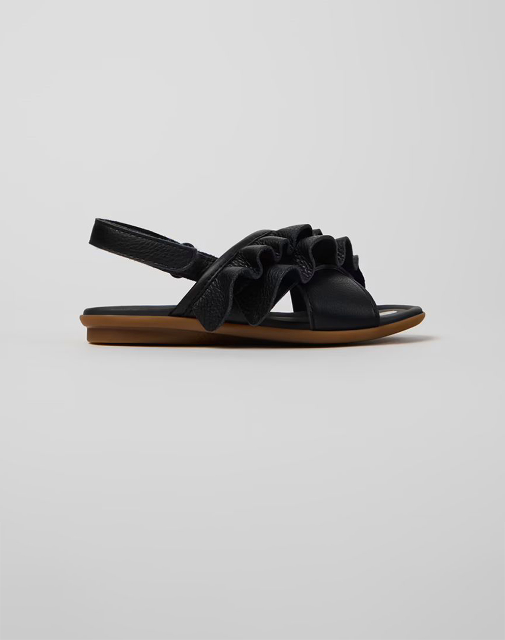 Camper Sella Negro/Dansand Abeja Παιδι Κοριτσι Παπουτσια Flat Black Δερμα K800677 003 24 27 003 Για Κορίτσι