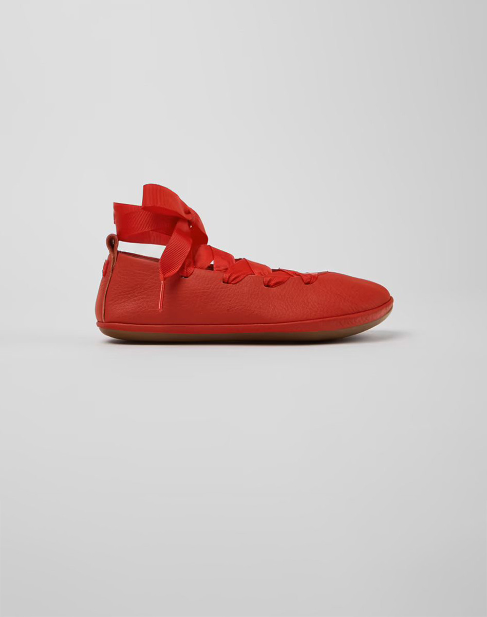 Camper Sella Fresa/Kito Abeja Παιδι Κοριτσι Παπουτσια Flat Red Δερμα K800674 003 24 27 003 Για Κορίτσι
