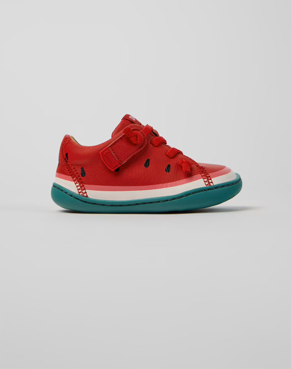 Camper Sella Fresa Watermelon/Path Ry Bergamot Παιδι Κοριτσι Παπουτσια Sneakers Red Δερμα 80212 121 121 Για Κορίτσι