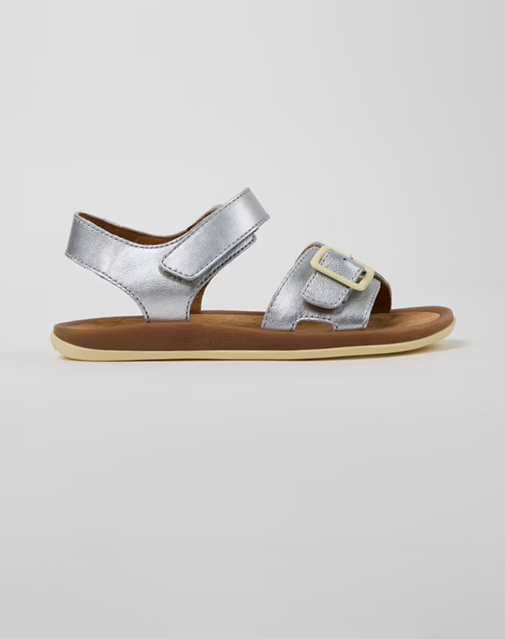Camper Rebound Silver/Bicho Ry Abeja Flora Παιδι Κοριτσι Παπουτσια Flat Gray Δερμα K800672 004 28 34 004 Για Κορίτσι