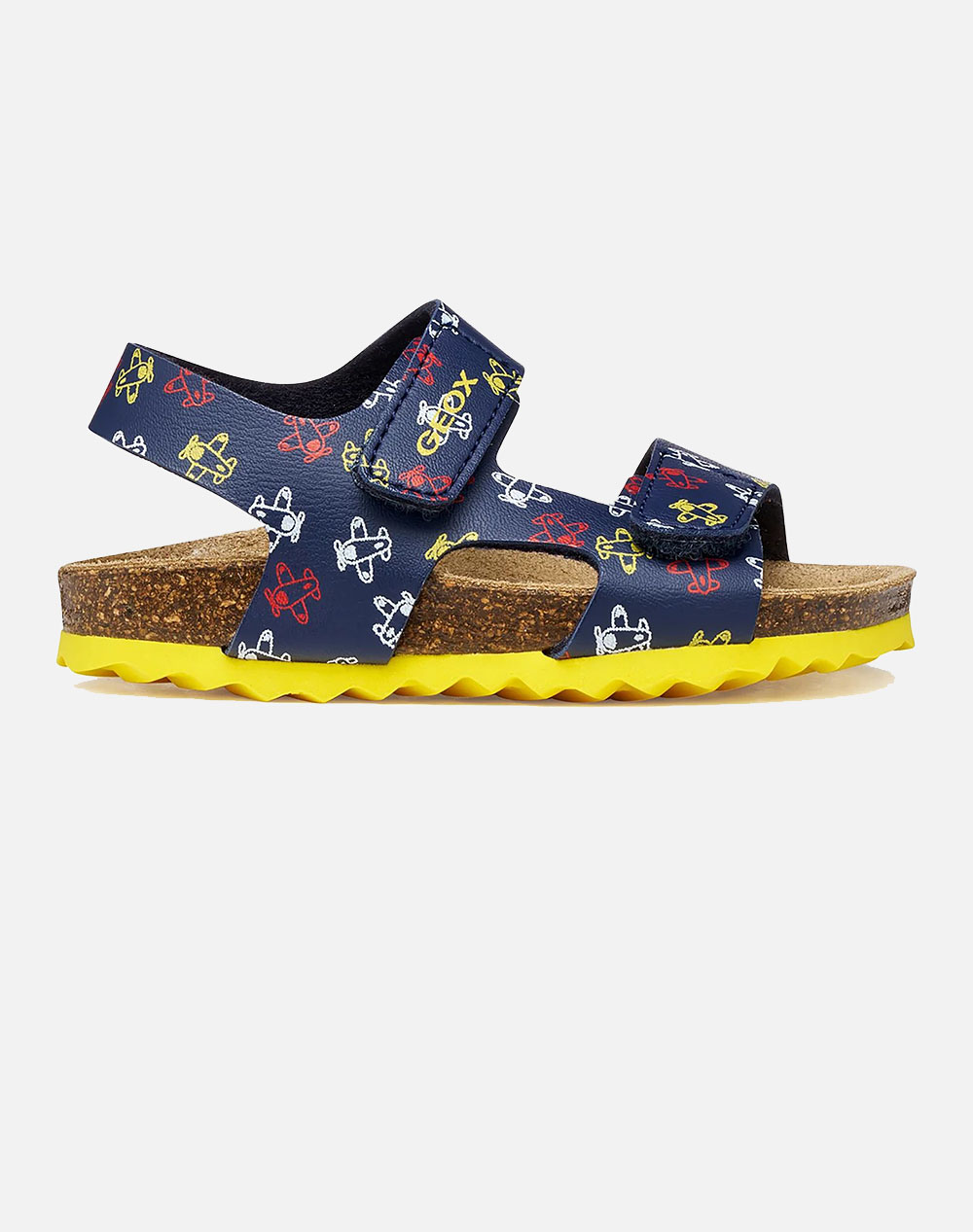 Geox B S.Chalki B. B Print.Synt Παιδι Αγορι Παπουτσια Flat Navyblue Απομιμηση Δερματος B552Qb00004C4002 24 27 C4002 Γιά Αγόρι