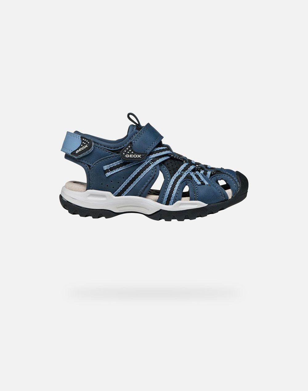 Geox J Borealis B. B Mesh+Wax.Syn Παιδι Αγορι Παπουτσια Flat Jeanblue Συνθετικουφασμα J450Rb014Mec4J9B 36 41 C4J9B Γιά Αγόρι