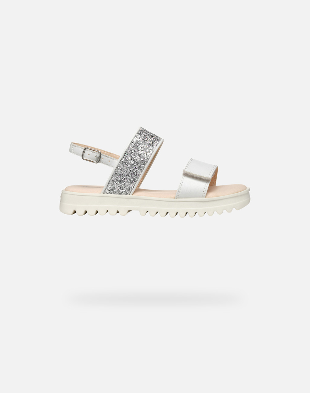 Geox J S.Coralie G. A Syn+Gli.Tex Παιδι Κοριτσι Παπουτσια Flat White Συνθετικο,Υφασμα J556ea0bcewc1z1n 28 35 C1z1n - Koolfly