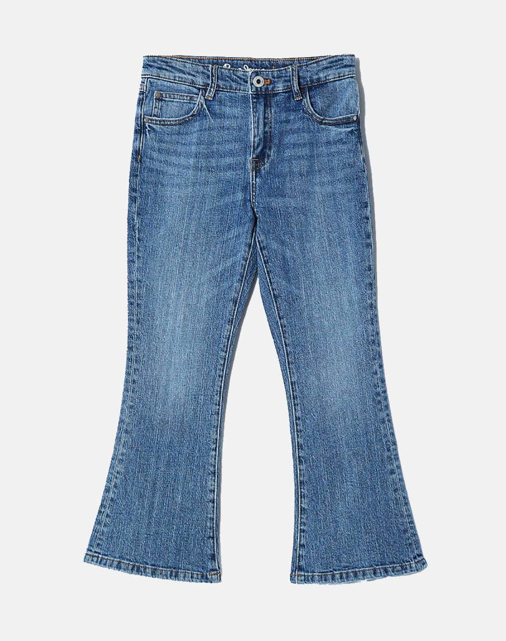 Pepe Jeans Kimberly Flare Παντελονι Παιδικο Girl Παιδι Κοριτσι Ρουχα Παντελονι Jeanblue Βαμβακιμε Ελαστανσυνθετικο Pg201444Dk7 000 Για Κορίτσι